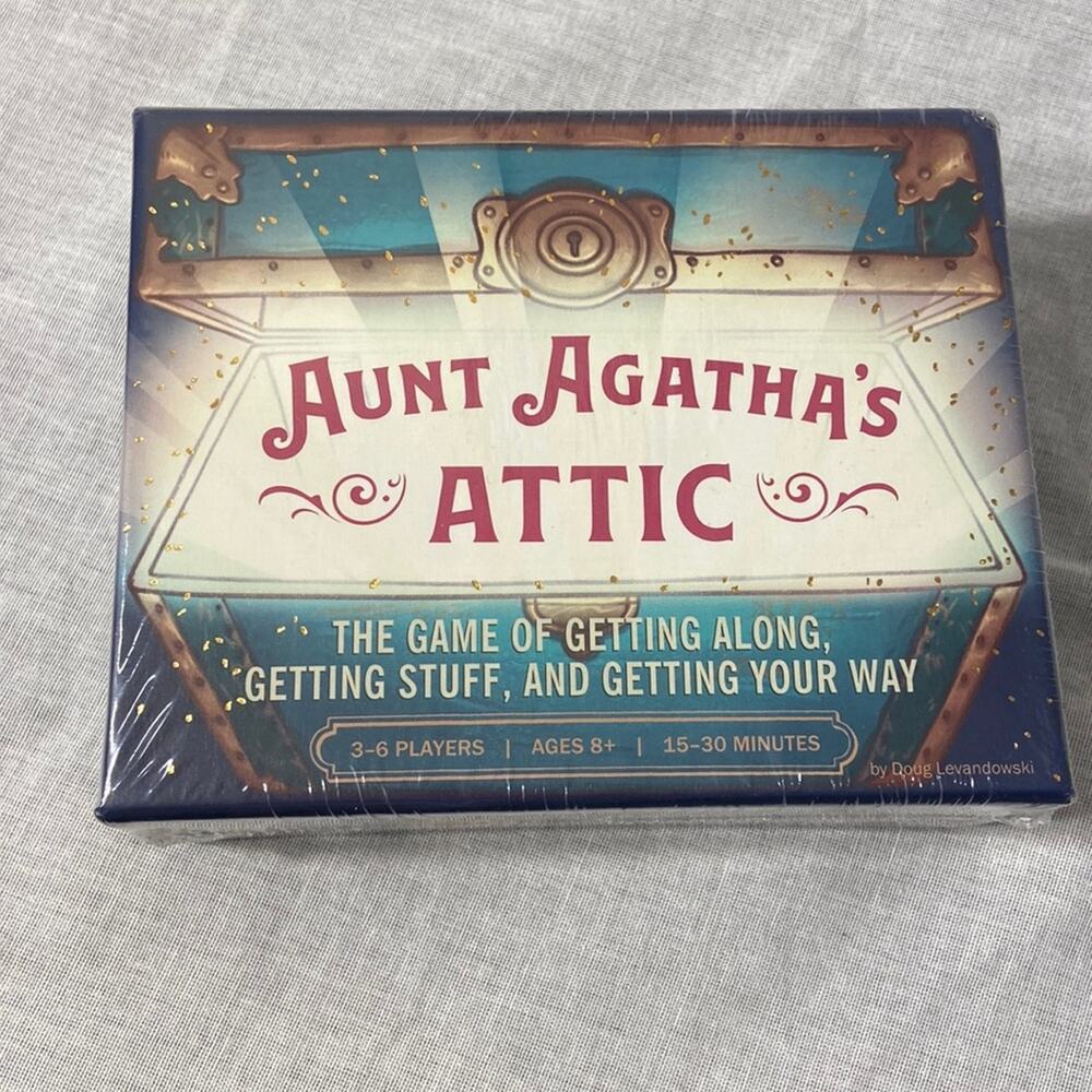 New Aunt Agatha's Attic Fast-paced Card Game Size OS‎